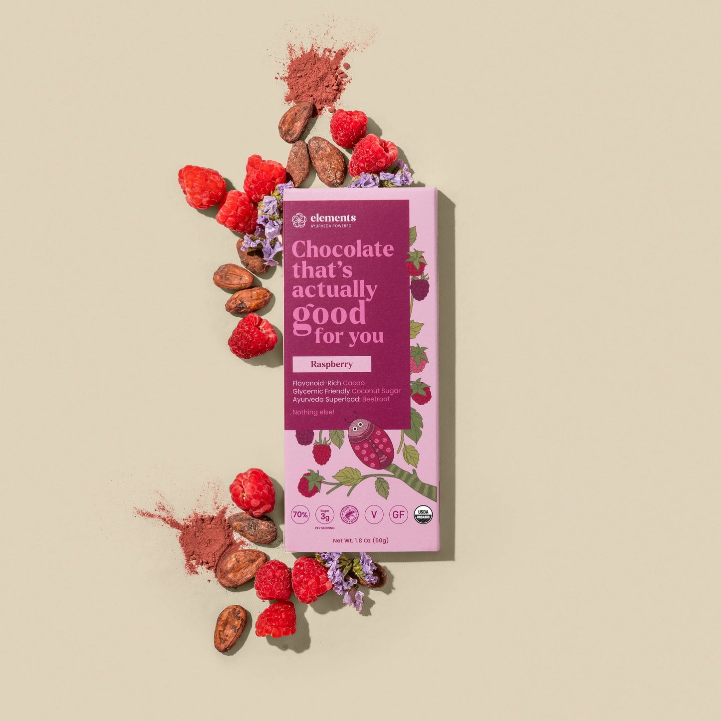 Raspberry 70% Dark Chocolate